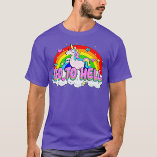 Camiseta Unicornio va al infierno de Unicorn