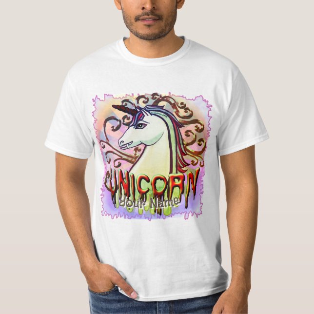 Camiseta Unicornio Vampiro  (Anverso)
