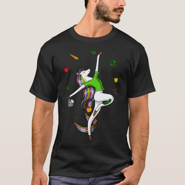 Camiseta Unicornio Vegetariano (Anverso)