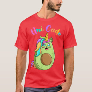 Camiseta Unicornio vegetariano como aguacate unicado