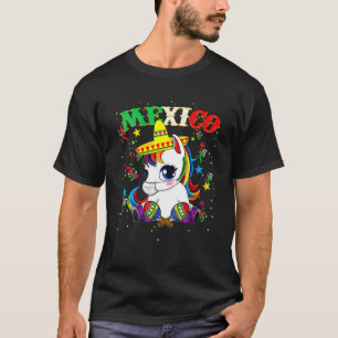 Camiseta Unicornio Viendo Máscara Cinco De Mayo