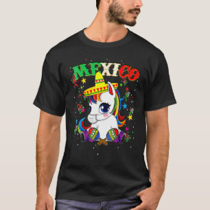 Camiseta Unicornio Viendo Máscara Cinco De Mayo