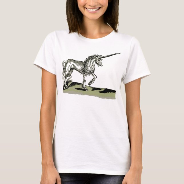 Camiseta Unicornio vintage (Anverso)