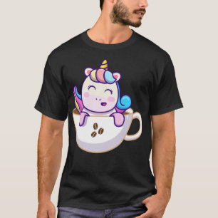 Camiseta unicornio y arte caliente