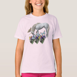 Camiseta Unicornio Y Mariposas