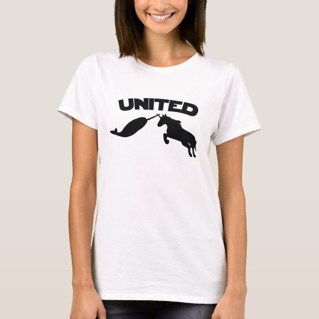 Camiseta Unicornio y Narwhal (Anverso)