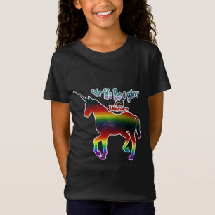 Camiseta Unicornio y vida en color