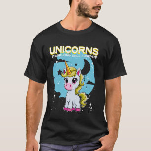 Camiseta Unicornios Brillando Desde Siempre Unicornio