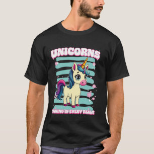Camiseta Unicornios Brillando En Cada Reino Unicornio