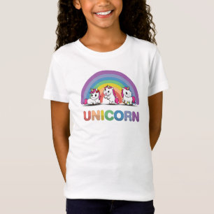 Camiseta Unicornios de arcoiris bonitos