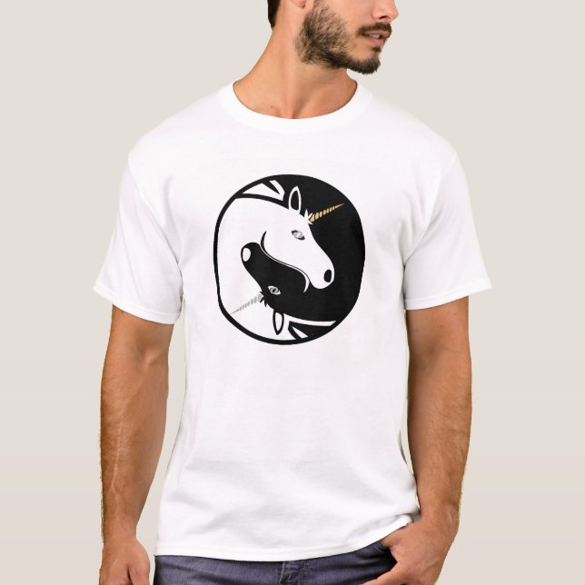 Camiseta Unicornios de Yin Yang (Anverso)