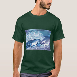 Camiseta Unicornios en la niña del mar