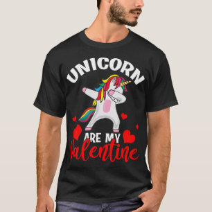 Camiseta Unicornios es mi divertido animal de San Valentín