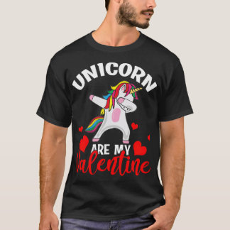 Camiseta Unicornios es mi divertido animal de San Valentín