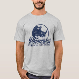 Camiseta Unicornios gordos del rinoceronte apenas