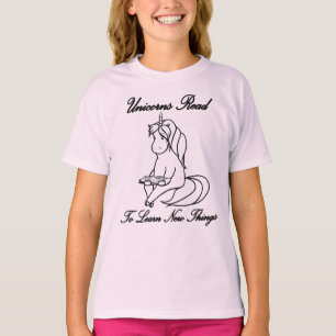 Camiseta Unicornios Leen Para Aprender Cosas Nuevas Camiset