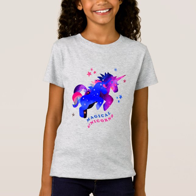 Camiseta Unicornios mágicos (Anverso)