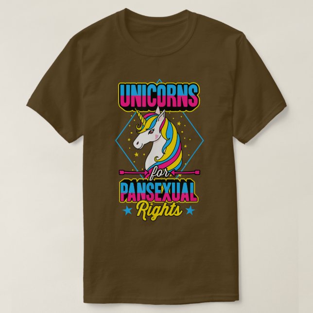 Camiseta Unicornios Por Los Derechos Panseuales Magico Maje (Diseño del anverso)