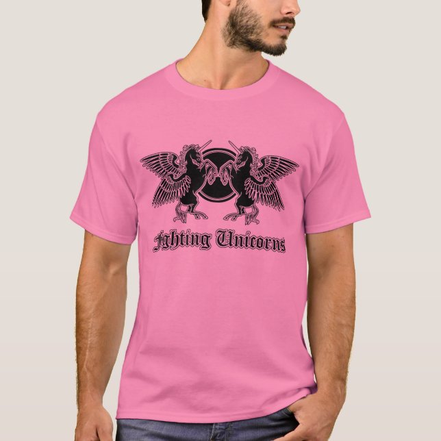 Camiseta Unicornios que luchan (Anverso)