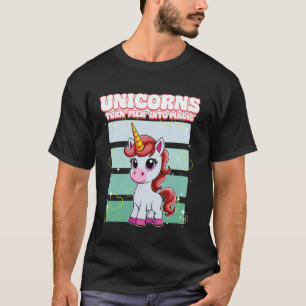 Camiseta Unicornios Transforman Meh En Unicornio Mágico