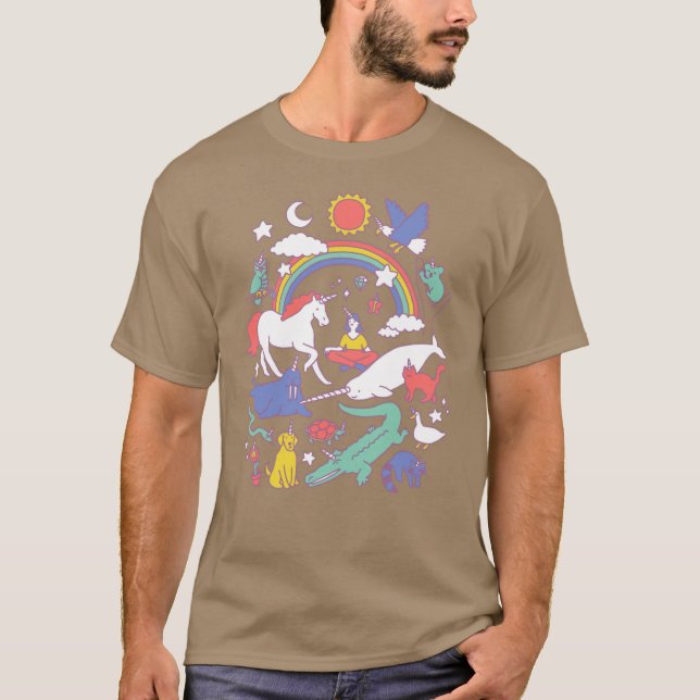Camiseta Unicornios vintage (Anverso)
