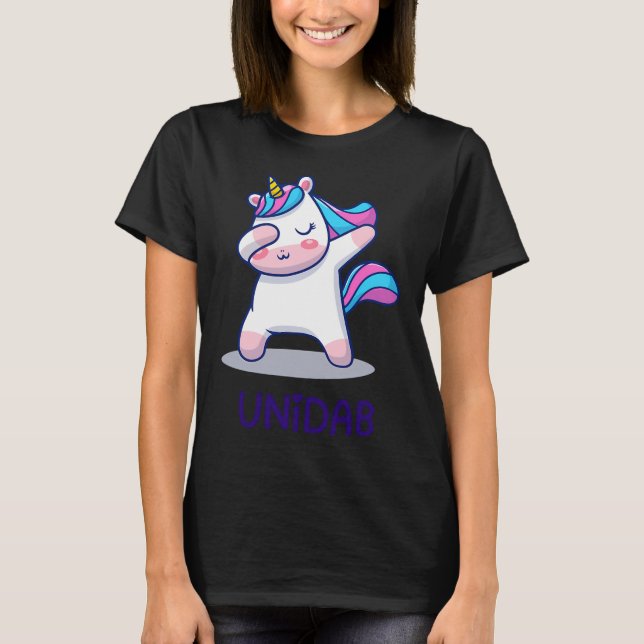 Camiseta Unicorse haciendo dab (Anverso)