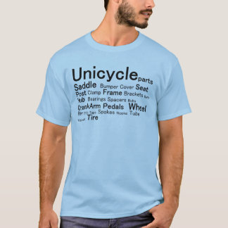 Camiseta Unicycle parts