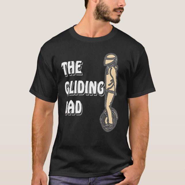Camiseta Unicycle The Gliding Dad Unicycle (Anverso)