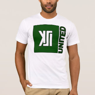 Camiseta unida KSI básica del verde del logotipo