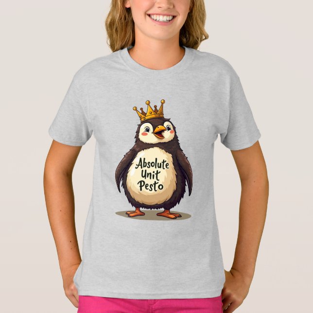 Camiseta Unidad Absoluta Pesto - El Rey Pingüino (Anverso)