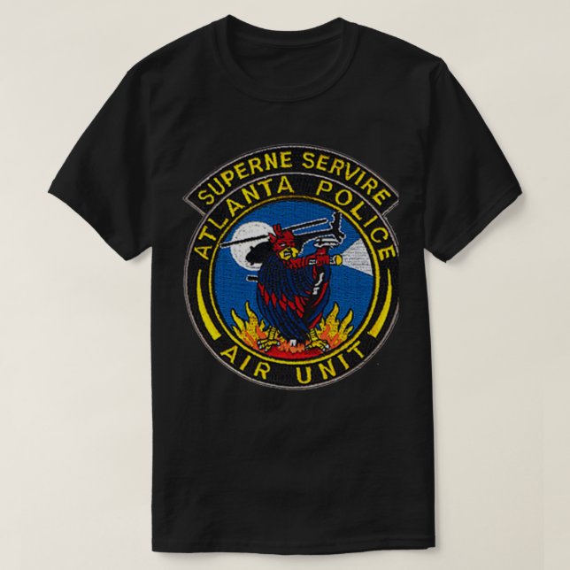 Camiseta Unidad Aérea de la Policía de Atlanta (Diseño del anverso)