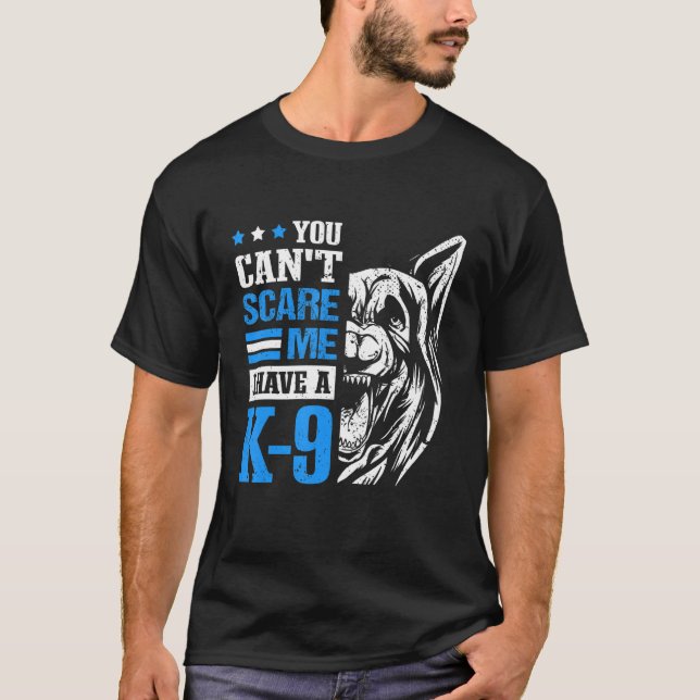Camiseta Unidad Canina y Oficial de Policía K9 (Anverso)