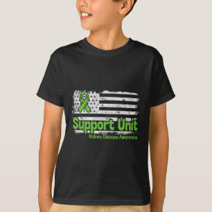 Camiseta Unidad de Apoyo a la Enfermedad Renal Bandera Enfe