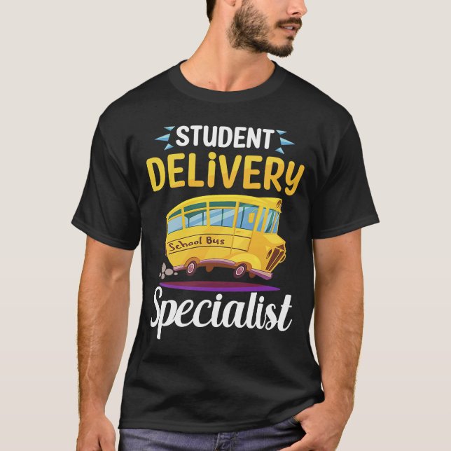 Camiseta Unidad de autobús escolar divertida de especialist (Anverso)