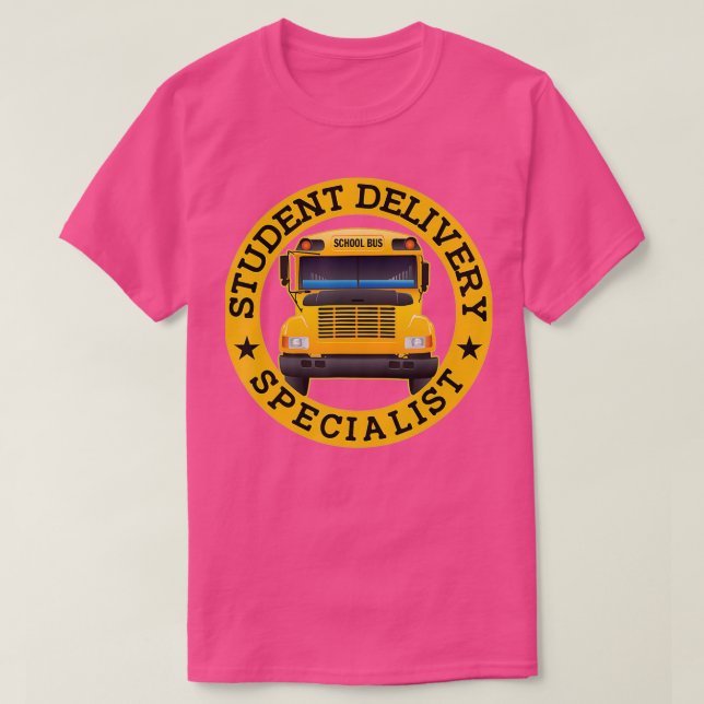 Camiseta Unidad de autobús escolar divertida de especialist (Diseño del anverso)