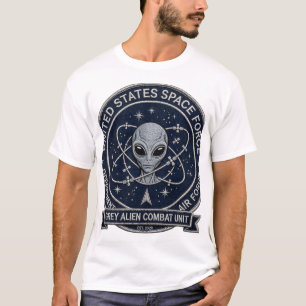 Camiseta Unidad de Combate de Alien Gris