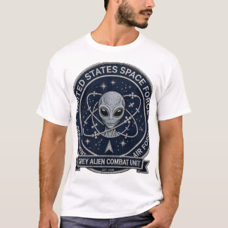 Camiseta Unidad de Combate de Alien Gris