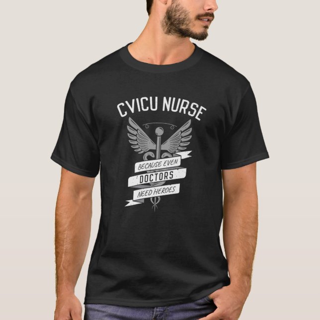 Camiseta Unidad de Cuidados Intensivos Cardiovasculares Ins (Anverso)