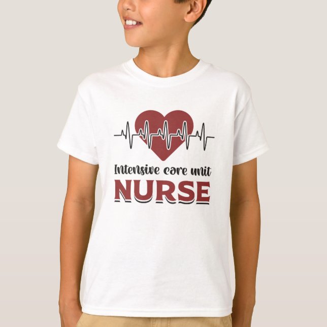 Camiseta Unidad de Cuidados Intensivos Enfermera Medicina d (Anverso)