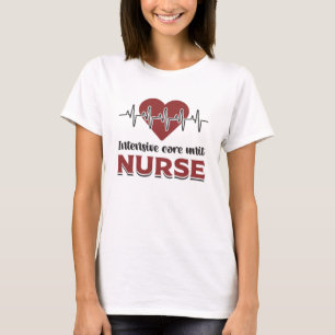 Camiseta Unidad de Cuidados Intensivos Enfermera Medicina d