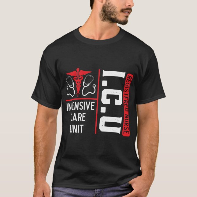 Camiseta Unidad de Cuidados Intensivos Médicos de Enfermerí (Anverso)