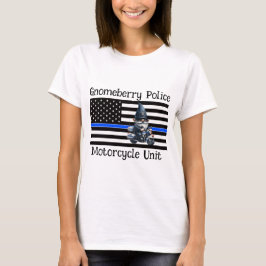 Camiseta Unidad de motocicletas de la policía de Gnome