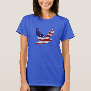 Camiseta Unidad de paz de la bandera de los Estados Unidos