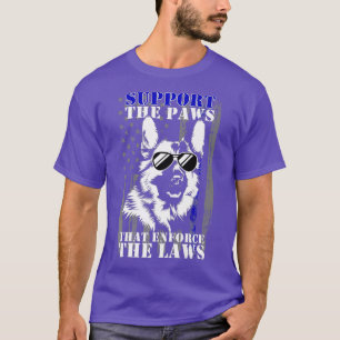 Camiseta Unidad de perro de la policía K9 Regalo de pastor