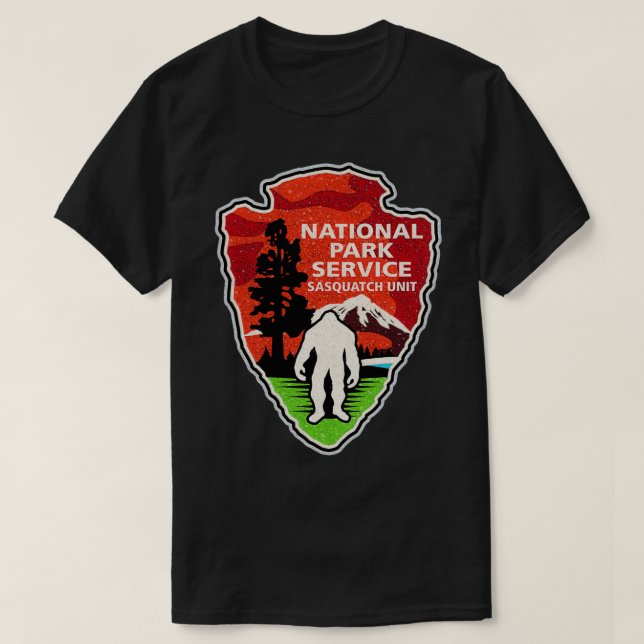Camiseta Unidad de pie de página principal Sasquatch (Diseño del anverso)