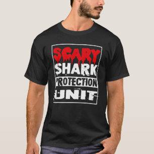 Camiseta Unidad de protección de miedo de tiburones de disf
