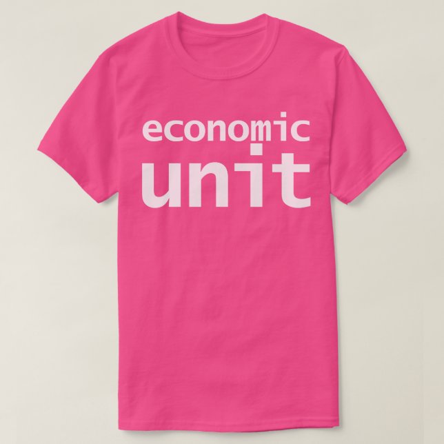 Camiseta Unidad Económica (Diseño del anverso)