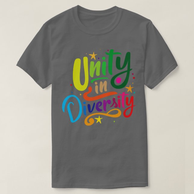 Camiseta Unidad en la diversidad 2 (Diseño del anverso)