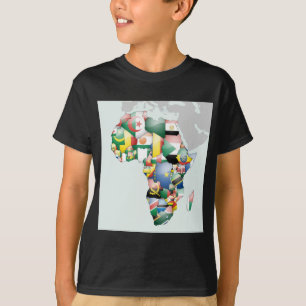 Camiseta Unidad en la diversidad: colección de banderas de 