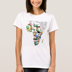 Camiseta Unidad en la diversidad: colección de banderas de